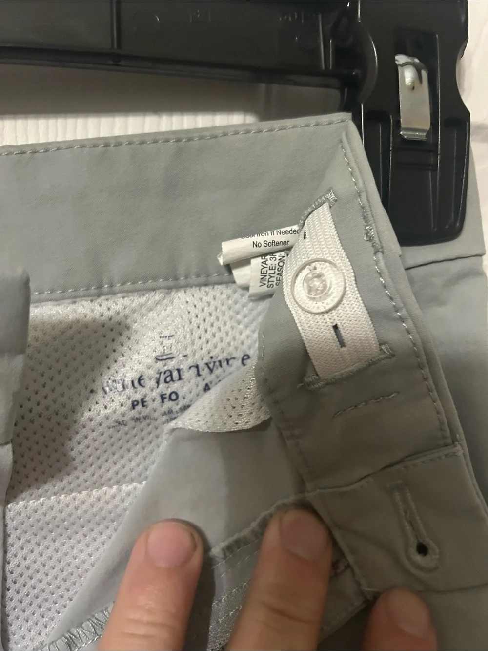 Vineyard Vines Light Gray Flat Front Chino Shorts